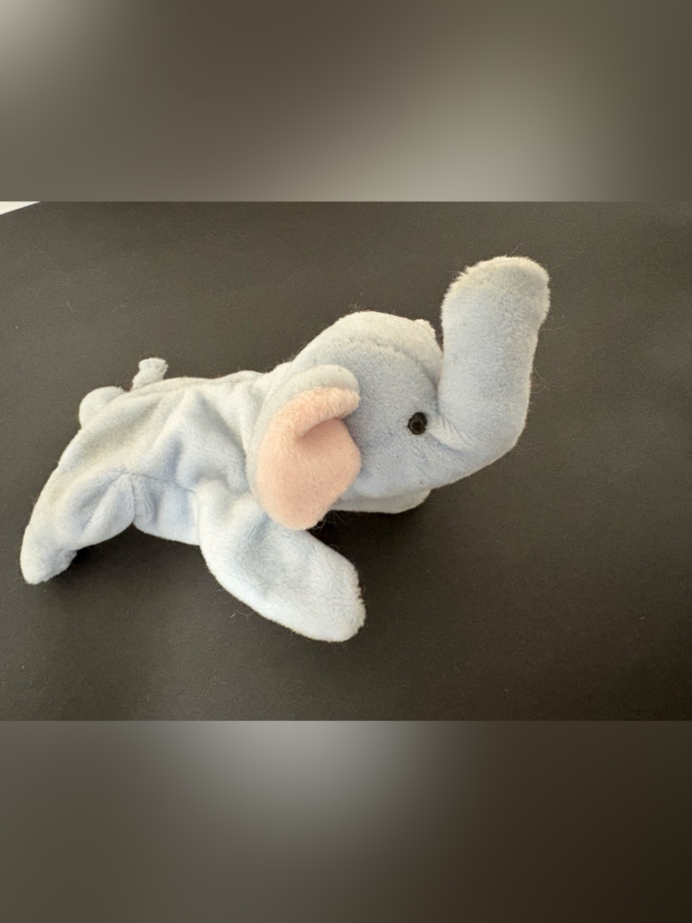 Ty Original “Peanut” the Light Blue Elephant Beanie Baby